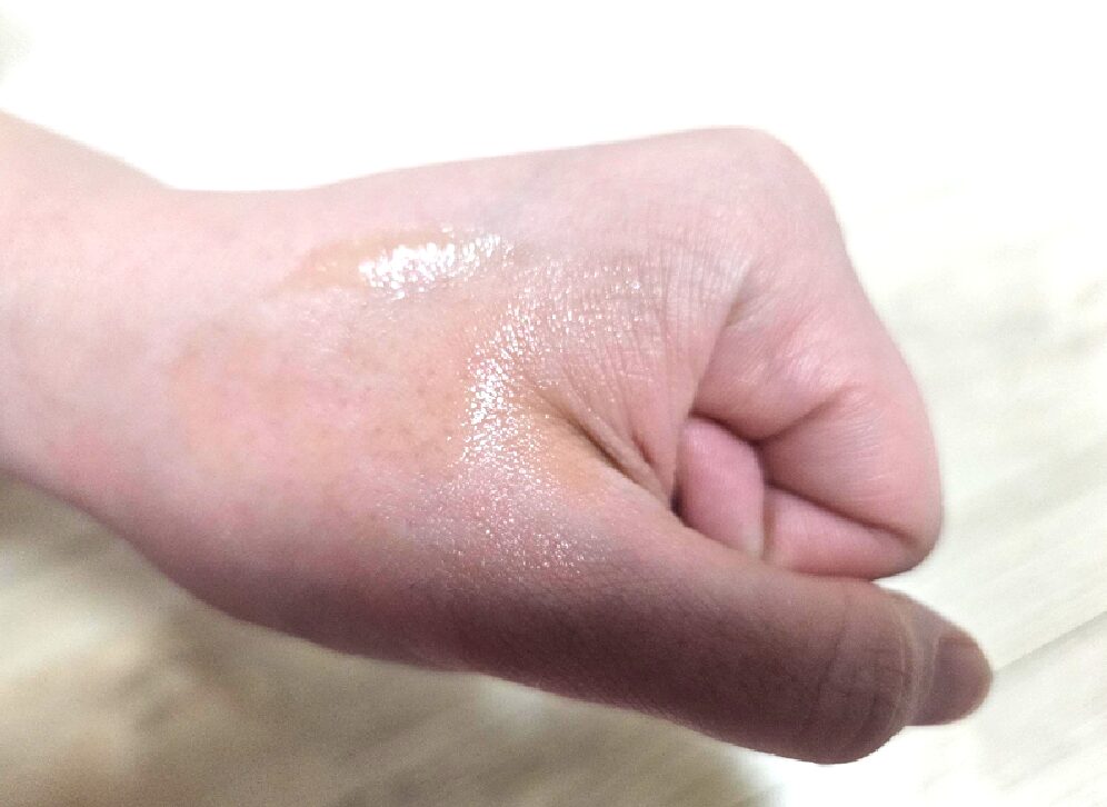 goodal VITA-C27 使用後 塗り込み後 肌なじみ