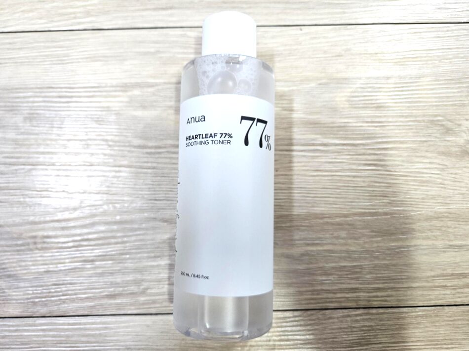 Anua ハートリーフ77% スージングトナー ボトル本体
